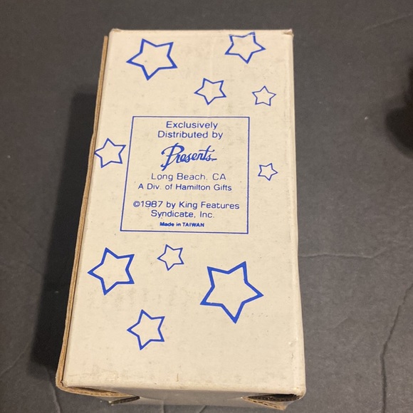 VTG 1987 Popeye’s Brutus ceramic ornament by Presents Kimg Features w/box 4.5” - Picture 9 of 10